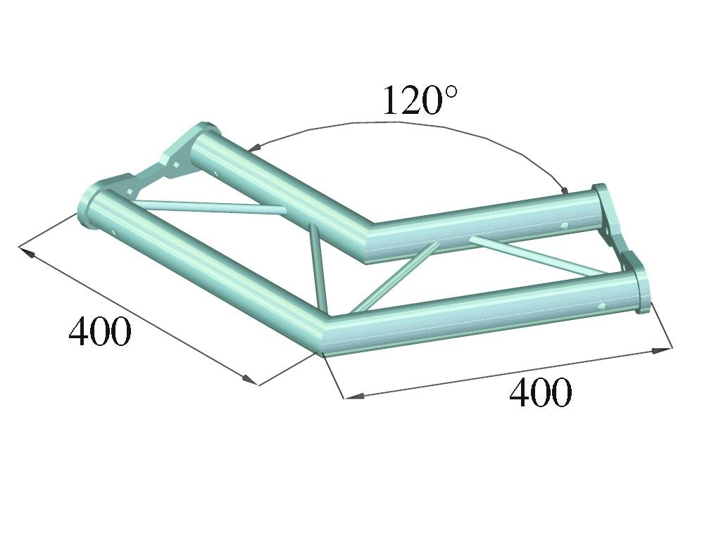 ALUTRUSS BISYSTEM PH-22 2-Weg 120° horizontal