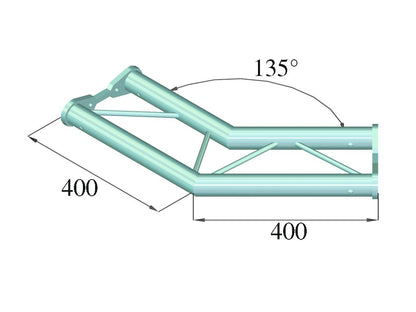 ALUTRUSS BISYSTEM PH-23 2-Weg 135° horizontal