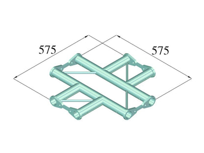 ALUTRUSS BISYSTEM PH-41 4-Weg Kreuz horizontal