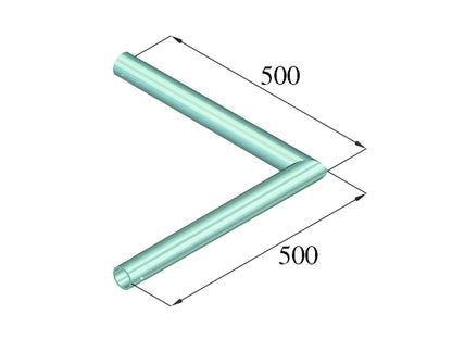 ALUTRUSS DECOLOCK DQ1-SC21 2-Weg-Ecke 90° sw