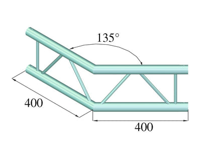 ALUTRUSS DECOLOCK DQ2-PAC23V 2-Weg Ecke 135°