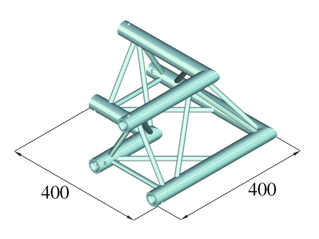 ALUTRUSS DECOLOCK DQ3-PAC21 2-Weg Ecke 90°