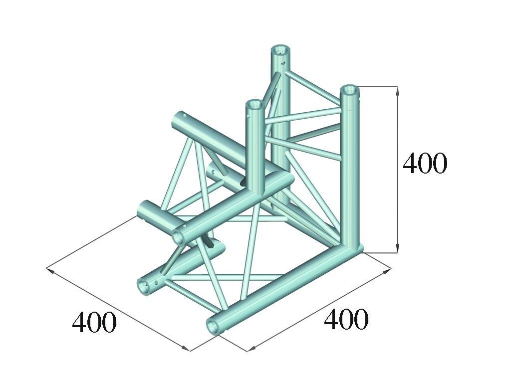 ALUTRUSS DECOLOCK DQ3-PAL33 3-Weg Ecke 90°