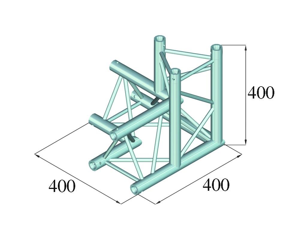 ALUTRUSS DECOLOCK DQ3-PAL34 3-Weg Ecke 90°