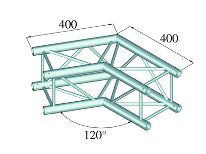 ALUTRUSS DECOLOCK DQ4-PAC22 2-Weg Ecke 120°