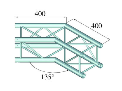 ALUTRUSS DECOLOCK DQ4-PAC23 2-Weg Ecke 135°