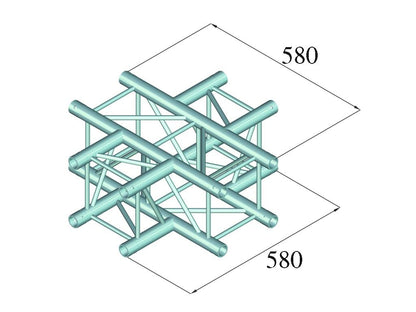 ALUTRUSS DECOLOCK DQ4-PAC41 4-Weg Kreuz