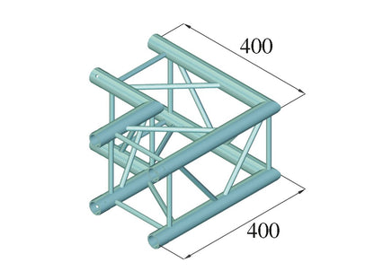 ALUTRUSS DECOLOCK DQ4-SPAC21 2-Weg Ecke 90°sw