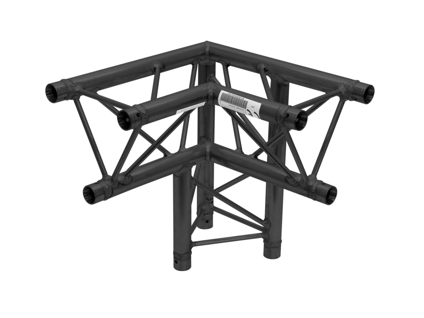 ALUTRUSS DECOLOCK DQ3-SPAL33 3-Weg Ecke 90° sw