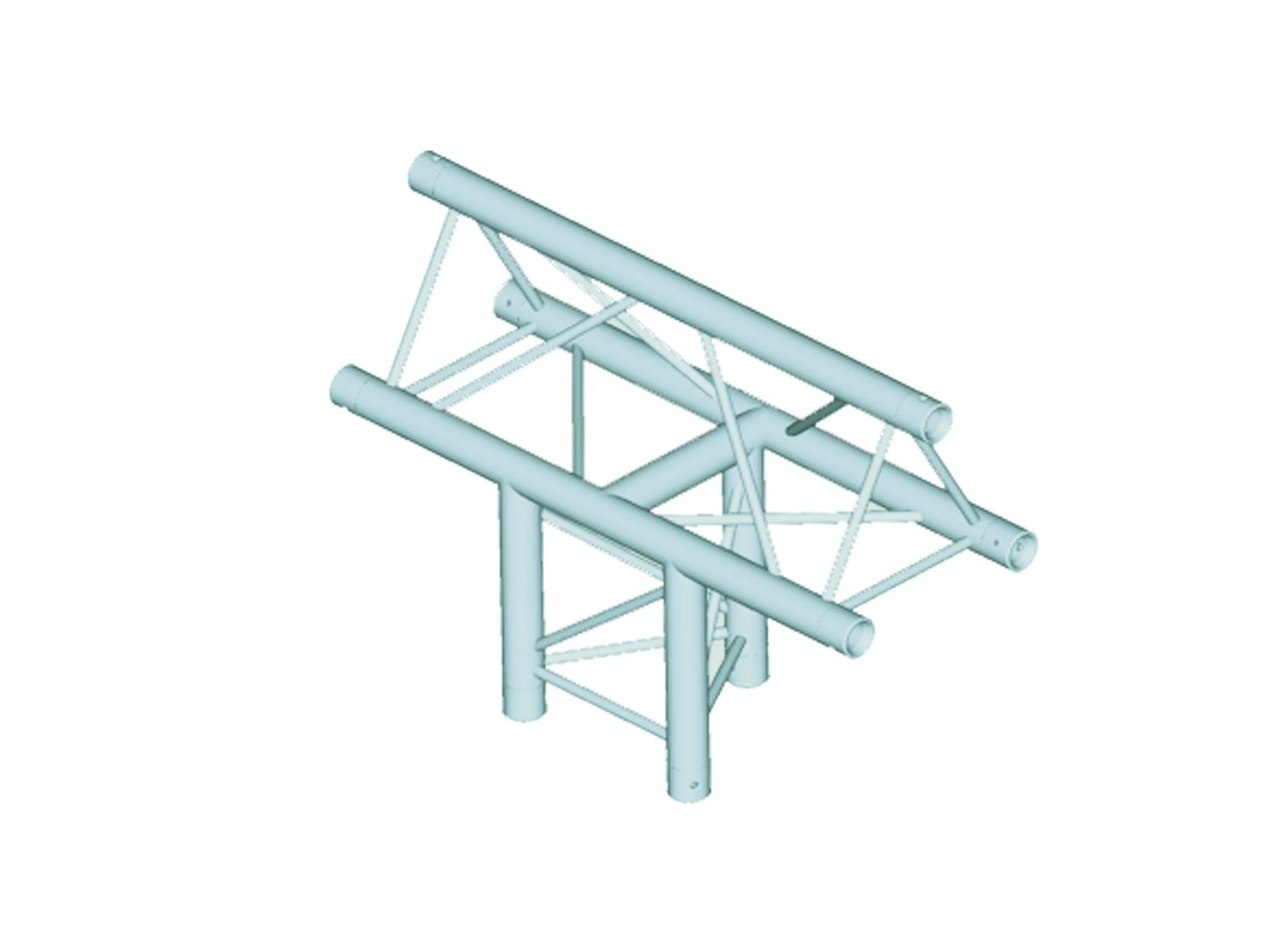 ALUTRUSS DECOLOCK DQ3-SPAT38 3-Weg T-Stück 90° sw