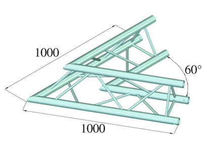 ALUTRUSS TRILOCK E-GL33 C-20 2-Weg-Ecke 60°