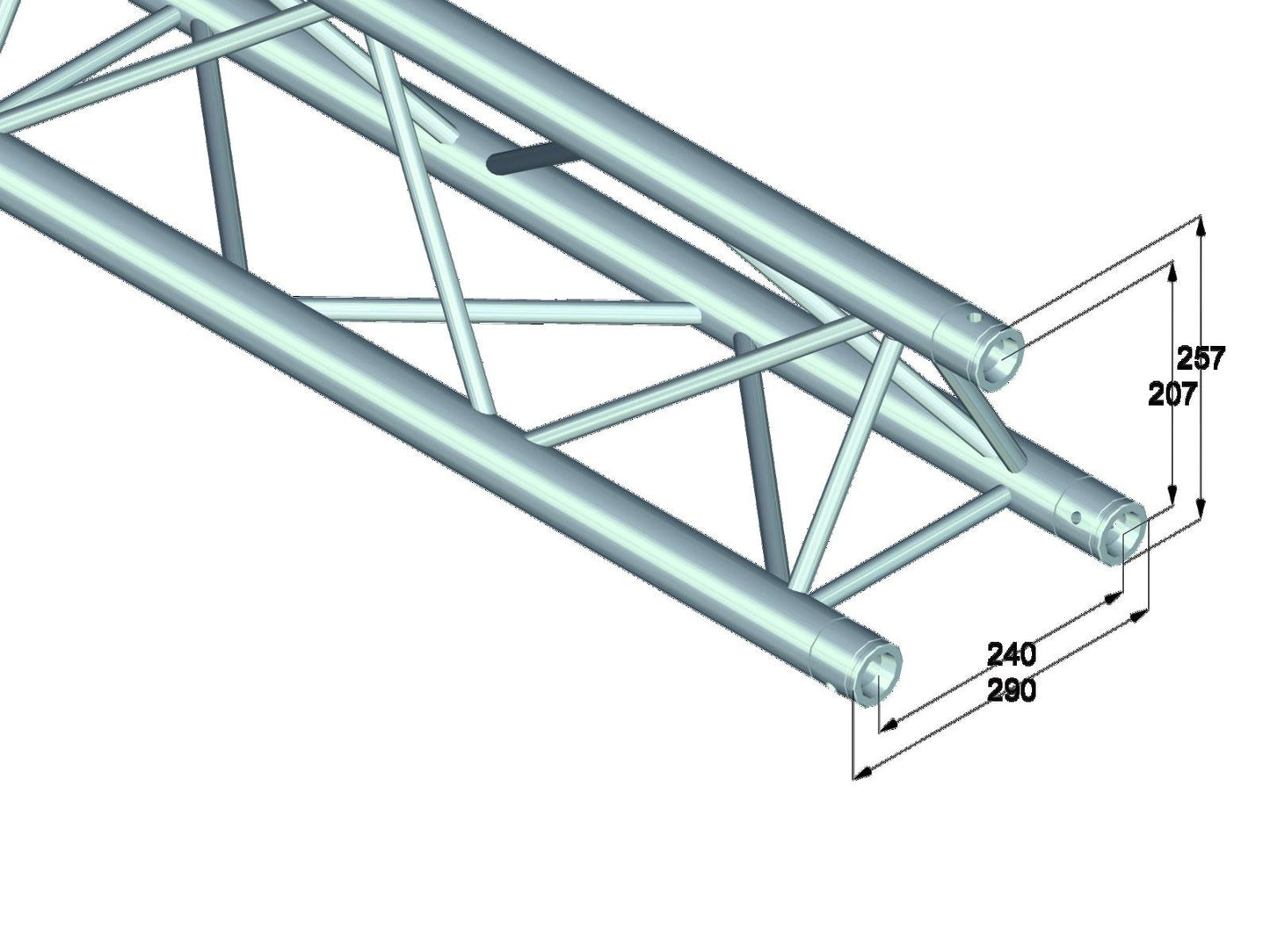 ALUTRUSS TRILOCK 6082-500 3-Punkt-Traverse