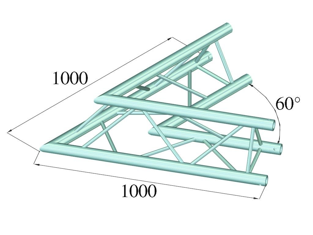 ALUTRUSS TRILOCK 6082AC-20 2-Weg-Ecke 60°