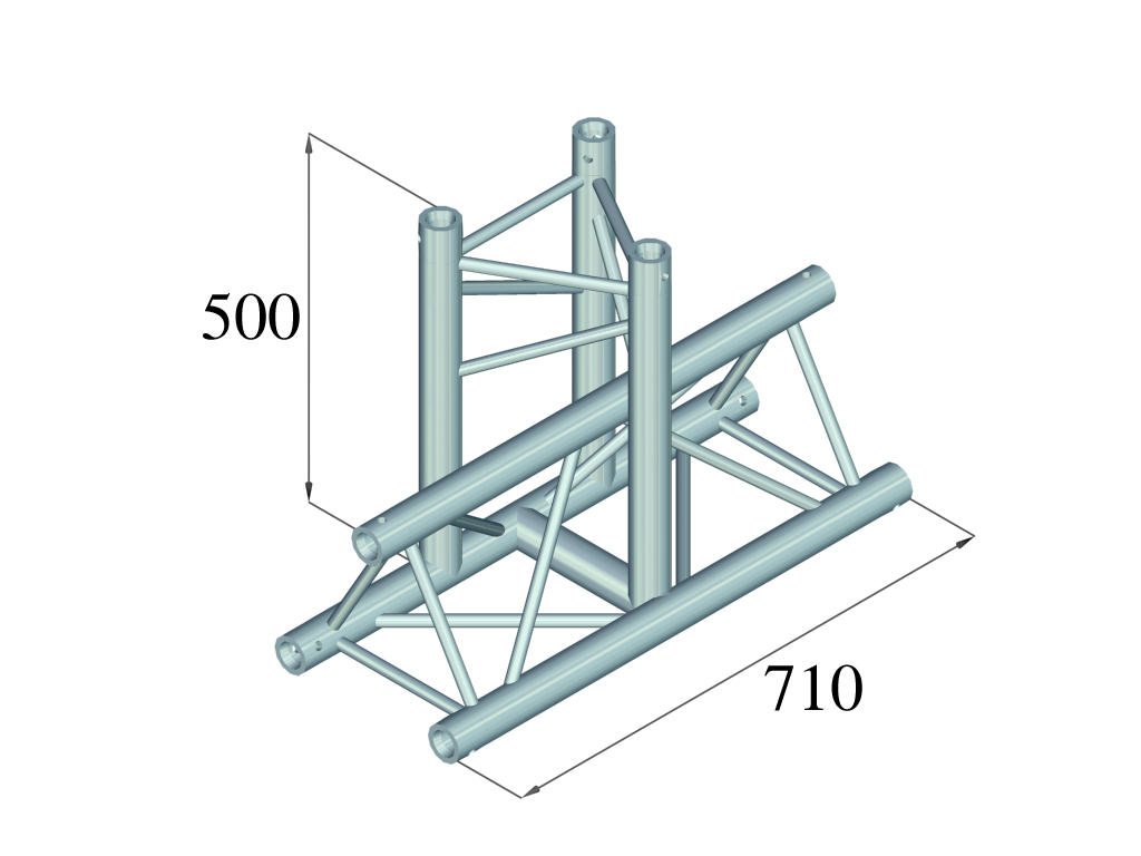 ALUTRUSS TRILOCK 6082AT-35 3-Weg-T-Stück