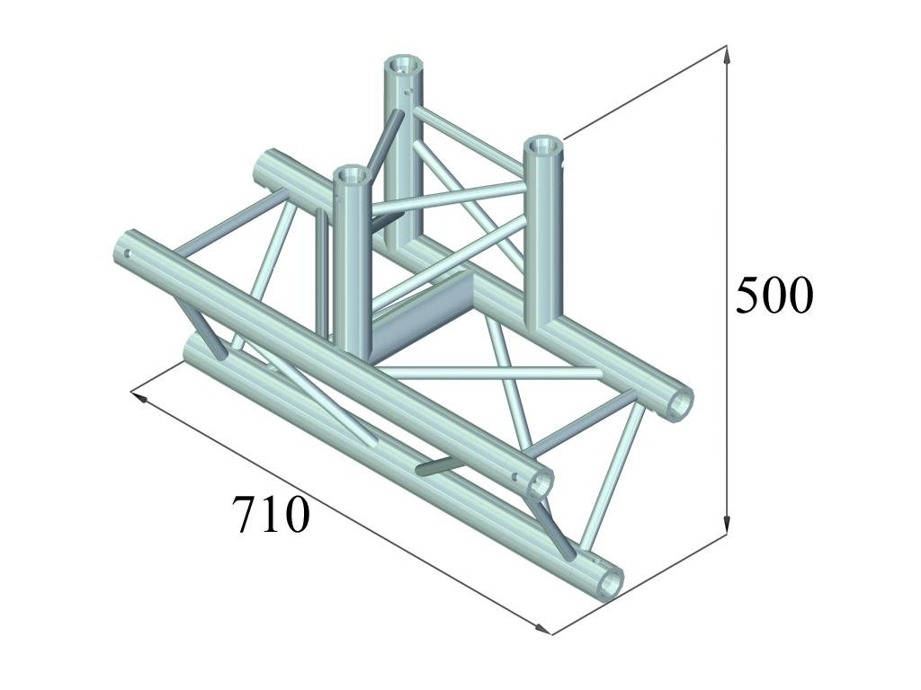 ALUTRUSS TRILOCK 6082AT-38 3-Weg-T-Stück