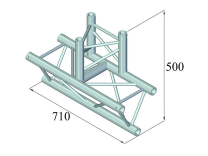 ALUTRUSS TRILOCK 6082AT-38 3-Weg-T-Stück