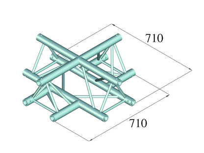 ALUTRUSS TRILOCK 6082AC-41 4-Weg-Kreuzstück