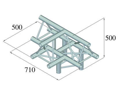 ALUTRUSS TRILOCK 6082AT-43 4-Weg-Stück /\