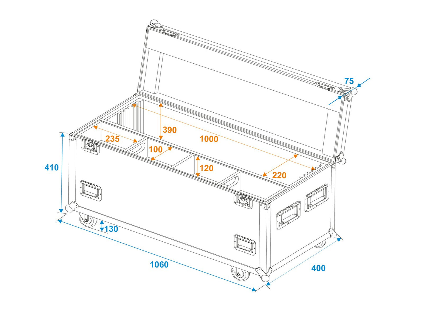 OnTruss EventBoard Transport-Case klein sw