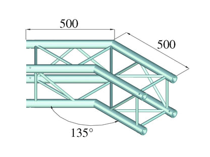 ALUTRUSS QUADLOCK S6082C-23 2-Wege-Ecke 135°