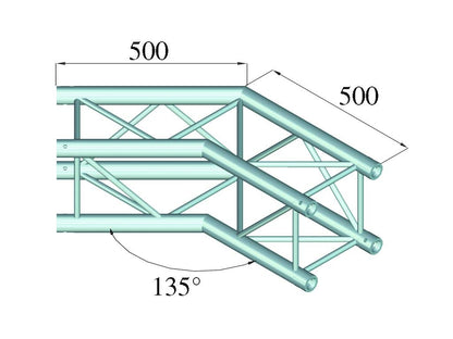 ALUTRUSS QUADLOCK 6082C-23 2-Wege-Ecke 135°