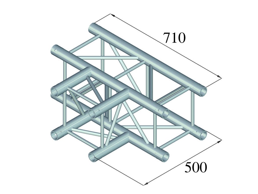 ALUTRUSS QUADLOCK 6082T-35 3-Wege-T-Stück