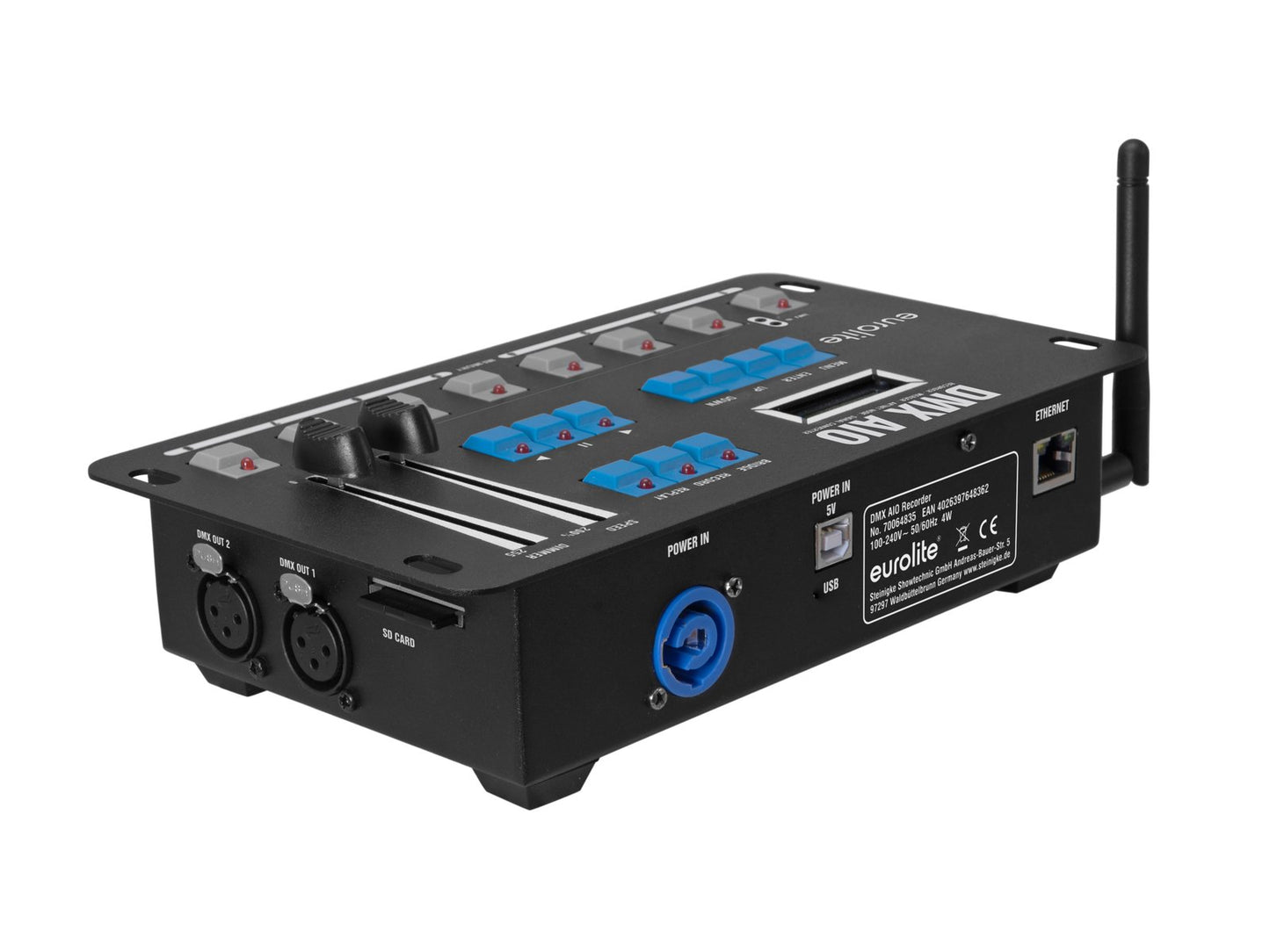 EUROLITE DMX AIO Recorder Merger Artnet Node Signalwandler