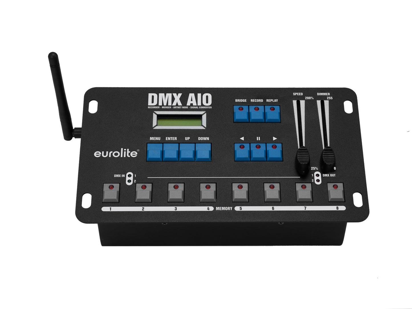 EUROLITE DMX AIO Recorder Merger Artnet Node Signalwandler