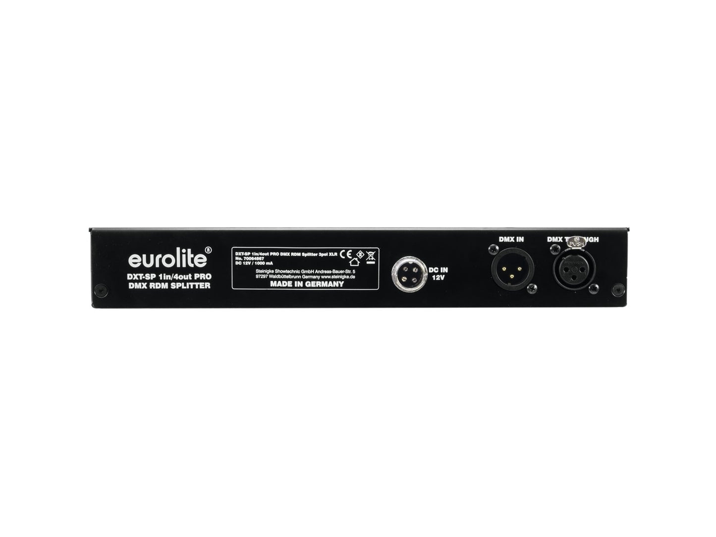 EUROLITE DXT-SP 1in/4out PRO DMX RDM Splitter