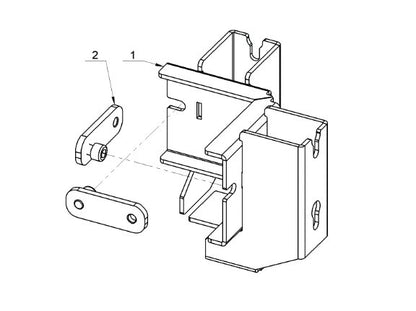 ALUTRUSS BE-1V3E Verbindungsklammer für BE-1G3