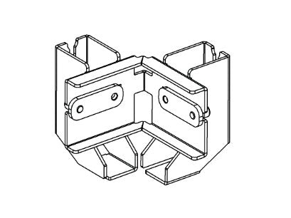 ALUTRUSS BE-1V3E Verbindungsklammer für BE-1G3