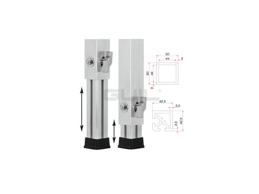 GUIL PTA-440/90-160 Teleskopfuß