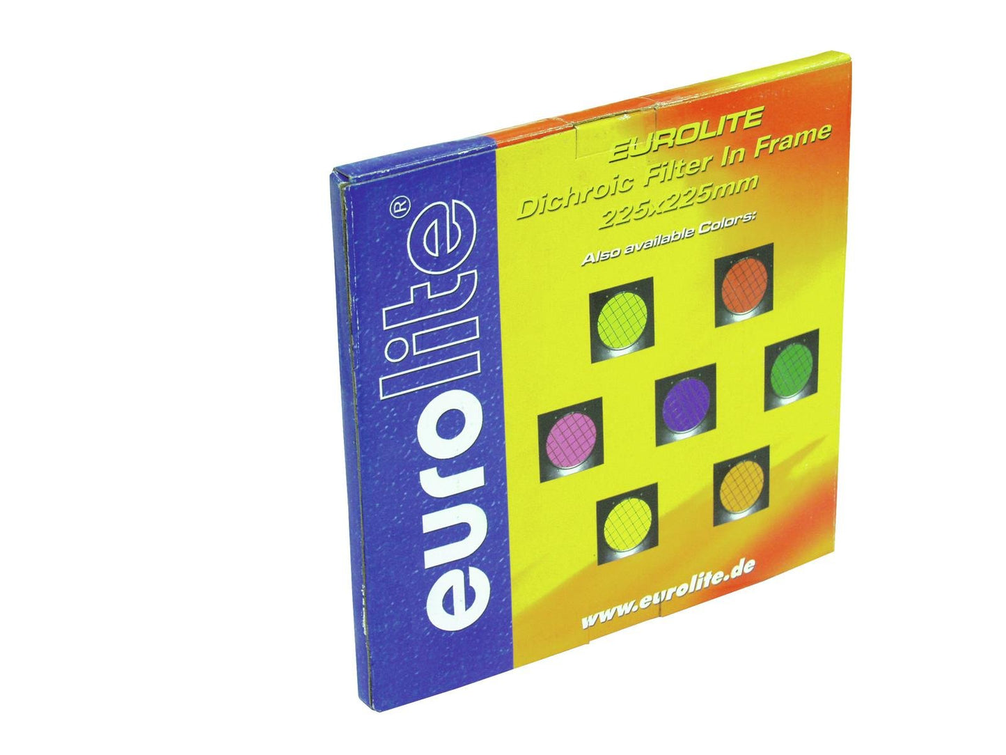 EUROLITE Dichro-Filter gelb Rahmen silber PAR-56