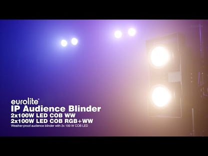 EUROLITE IP Audience Blinder 2x100W LED COB RGB+WW